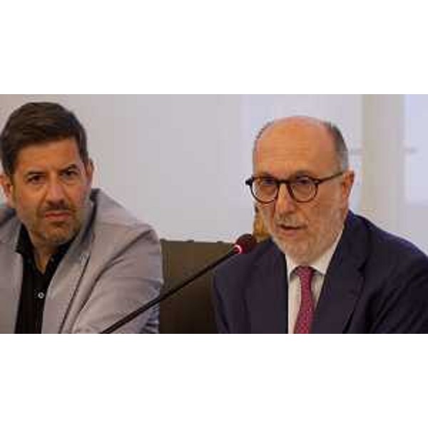 L'assessore Riccardi con il sindaco di Gradisca d'Isonzo Alessandro Pagotto - L'assessore Riccardi con il sindaco di Gradisca d'Isonzo Alessandro Pagotto