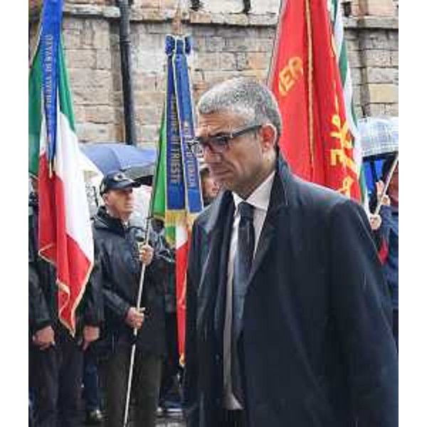 L'assessore Roberti nel corso della cerimonia - L'assessore Roberti nel corso della cerimonia