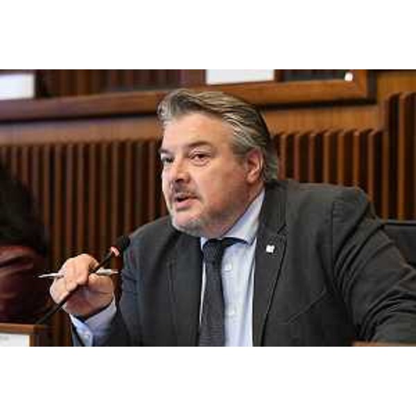 Il presidente della V Commissione, Diego Bernardis (Fp) - Il presidente della V Commissione, Diego Bernardis (Fp)