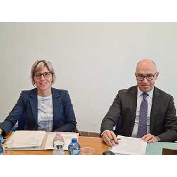 L'assessore regionale Barbara Zilli con il presidente di Trieste Airport Antonio Marano - L'assessore regionale Barbara Zilli con il presidente di Trieste Airport Antonio Marano