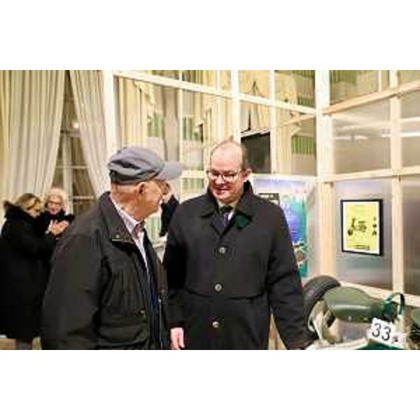 Il vicegovernatore Mario Anzil in occasione della cerimonia di inaugurazione della mostra ospitata a Villa Manin - Il vicegovernatore Mario Anzil in occasione della cerimonia di inaugurazione della mostra ospitata a Villa Manin 