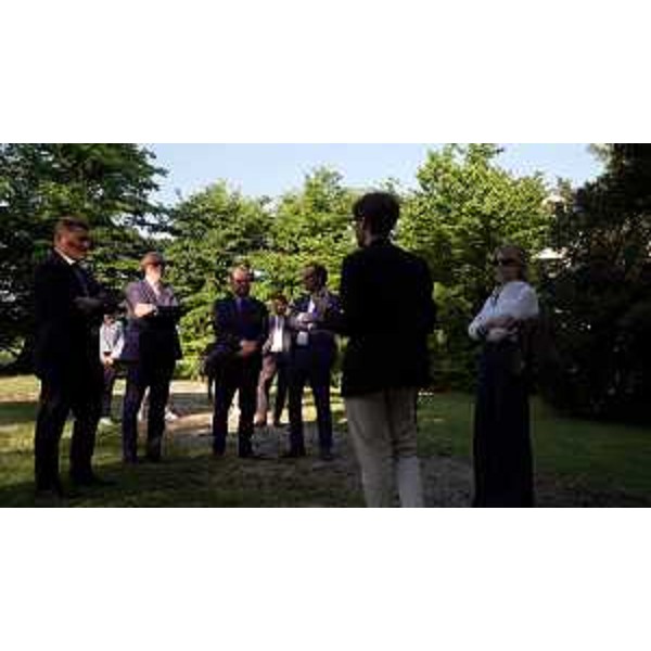 La visita al parco con il consigliere comunale delegato Nonino - La visita al parco con il consigliere comunale delegato Nonino