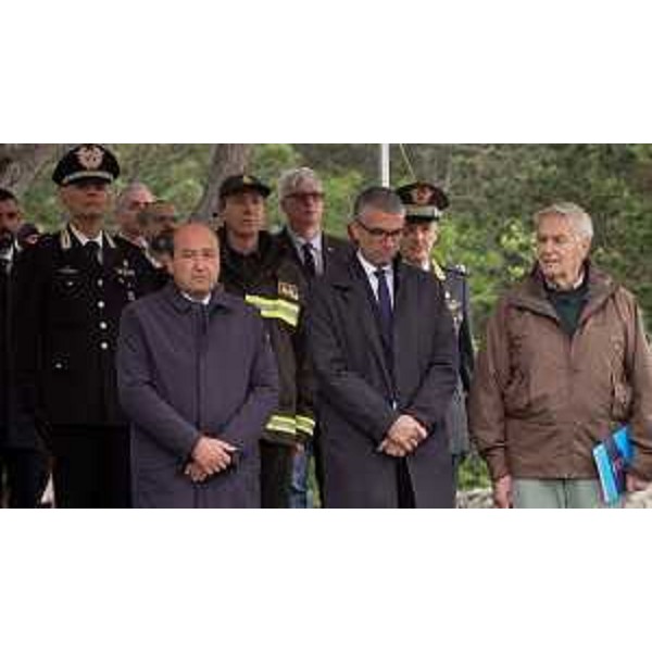 Il prefetto Pietro Signoriello, l'assessore regionale Pierpaolo Roberti e il presidente della Lega Nazionale Paolo Sardos Albertini - Il prefetto Pietro Signoriello, l'assessore regionale Pierpaolo Roberti e il presidente della Lega Nazionale Paolo Sardos Albertini