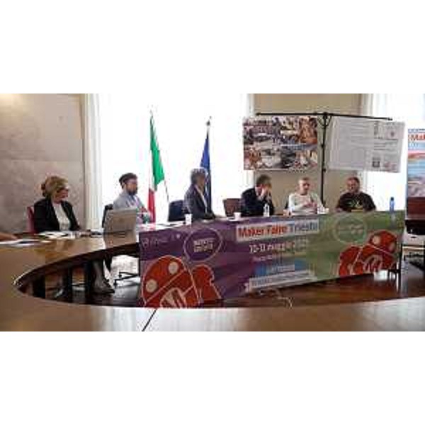 Un momento della presentazione della Maker Faire 2025 - Un momento della presentazione della Maker Faire 2025