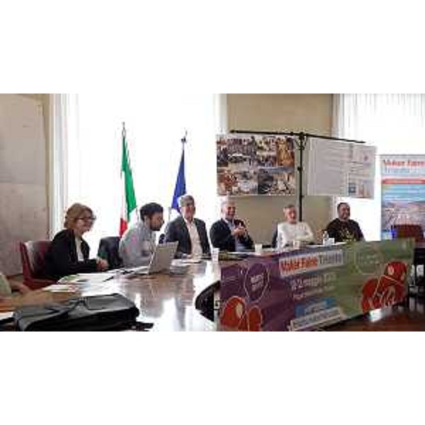 Un momento della presentazione della Maker Faire 2025 - Un momento della presentazione della Maker Faire 2025