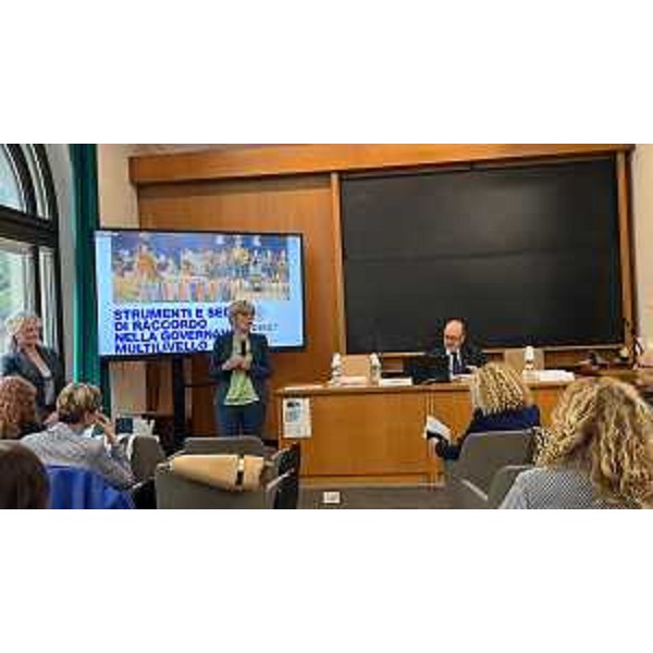 L'assessore regionale Barbara Zilli interviene al Cism - L'assessore regionale Barbara Zilli interviene al Cism