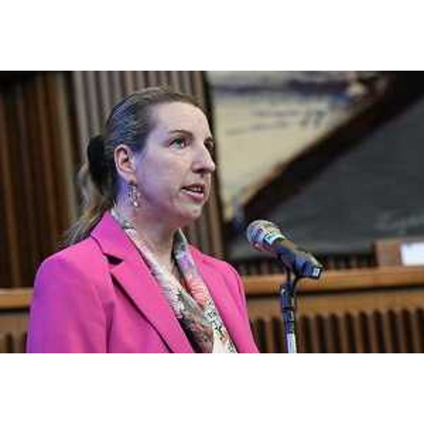 Sara Brezigar, presidente dell'istituto sloveno di ricerche Slori - Sara Brezigar, presidente dell'istituto sloveno di ricerche Slori