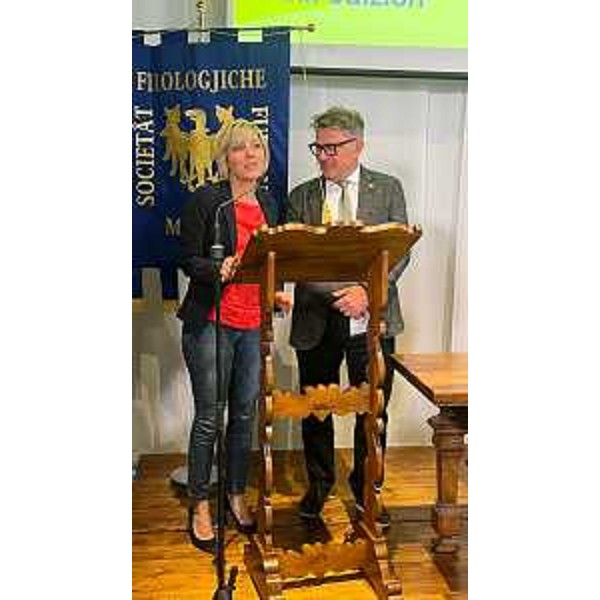 L'assessore alle Finanze del Friuli Venezia Giulia Barbara Zilli, al lancio del progetto Teche Folk, presentato nell'ambito della Setemane de Culture Furlane. - L'assessore alle Finanze del Friuli Venezia Giulia Barbara Zilli, al lancio del progetto Teche Folk, presentato nell'ambito della Setemane de Culture Furlane.