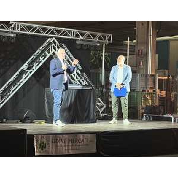 Il presidente del Consiglio regionale del Friuli Venezia Giulia, Mauro Bordin, durante il suo intervento - Il presidente del Consiglio regionale del Friuli Venezia Giulia, Mauro Bordin, durante il suo intervento