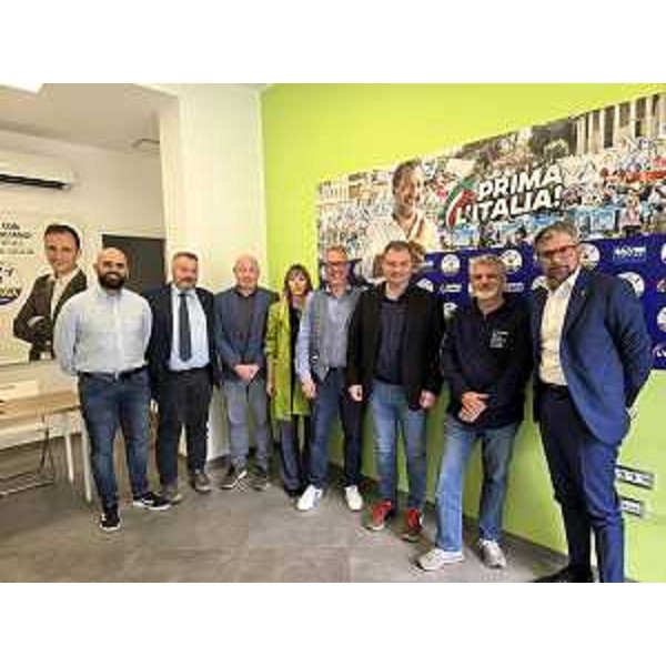 Un momento della riunione operativa presso la sede della Lega a Gorizia - Un momento della riunione operativa presso la sede della Lega a Gorizia
