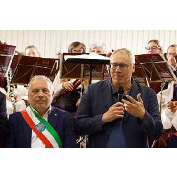 Il sindaco Franco D'Altitlia e il presidente Mauro Bordin - Il sindaco Franco D'Altitlia e il presidente Mauro Bordin
