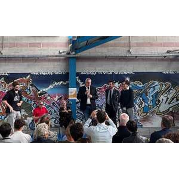 Il presidente del Cr Fvg, Mauro Bordin, prende la parola a Ronchis - Il presidente del Cr Fvg, Mauro Bordin, prende la parola a Ronchis