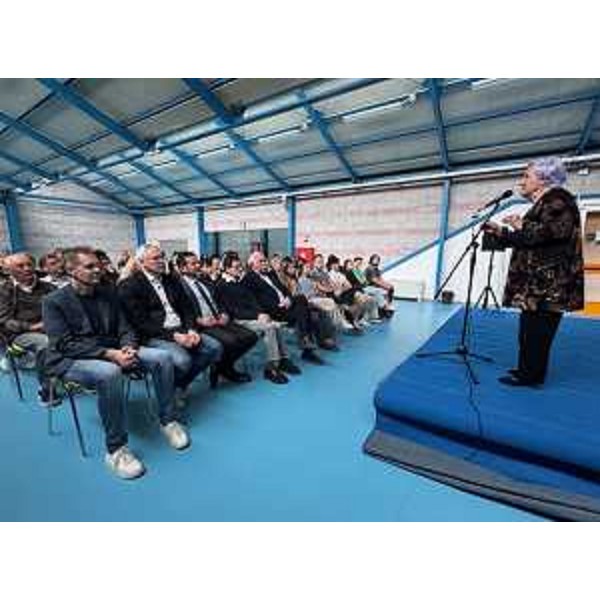 Un momento dell'evento a Ronchis, con la partecipazione del presidente Mauro Bordin seduto in prima fila - Un momento dell'evento a Ronchis, con la partecipazione del presidente Mauro Bordin seduto in prima fila