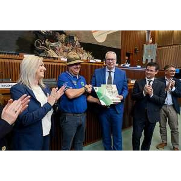 Un momento della visita degli aplini di Pordenone in Cr - Un momento della visita degli aplini di Pordenone in Cr