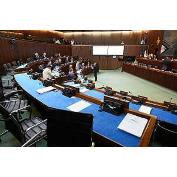 L'Aula come composta durante l'esame del ddl Omnibus - L'Aula come composta durante l'esame del ddl Omnibus