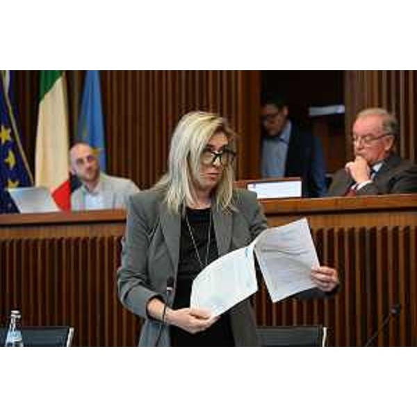 L'assessore regionale Cristina Amirante - L'assessore regionale Cristina Amirante