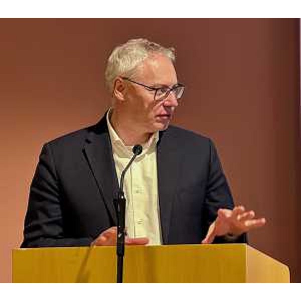 Mauro Bordin, presidente del Cr Fvg, durante il suo intervento al congresso dell'Auser - Mauro Bordin, presidente del Cr Fvg, durante il suo intervento al congresso dell'Auser