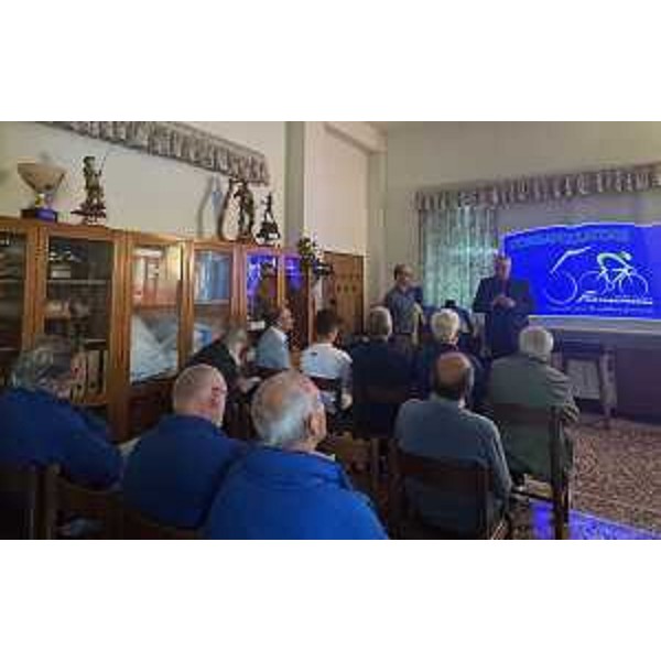 L'intervento del presidente Bordin a Torviscosa per la tappa del 23° Giro ciclistico internazionale Juniores - L'intervento del presidente Bordin a Torviscosa per la tappa del 23° Giro ciclistico internazionale Juniores