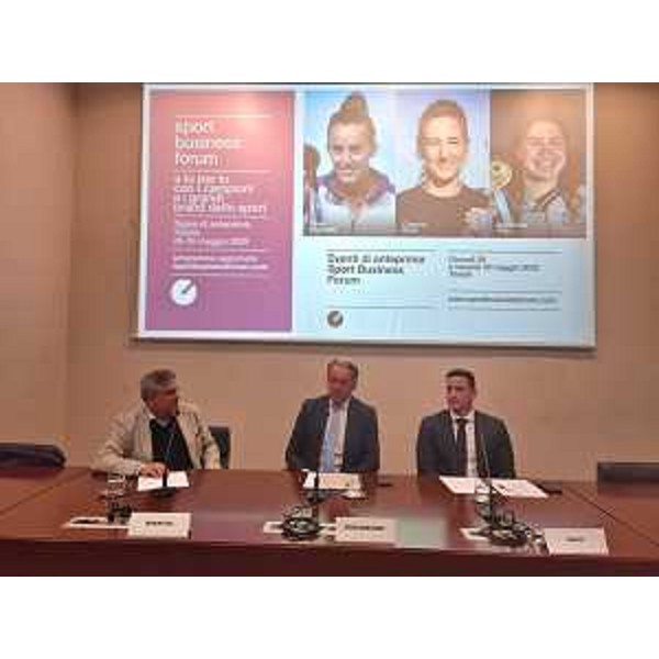 L'assessore Scoccimarro alla presentazione dello Sport Business Forum 2025 a Trieste - L'assessore Scoccimarro alla presentazione dello Sport Business Forum 2025 a Trieste 