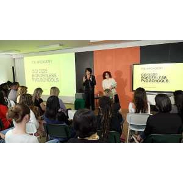 L'assessore regionale Alessia Rosolen interviene con Barbara Franchin dell'evento conclusivo del progetto ITS GO! 2025 - Borderless for FVG Schools di Its Arcademy a Trieste - L'assessore regionale Alessia Rosolen interviene con Barbara Franchin dell'evento conclusivo del progetto ITS GO! 2025 - Borderless for FVG Schools di Its Arcademy a Trieste