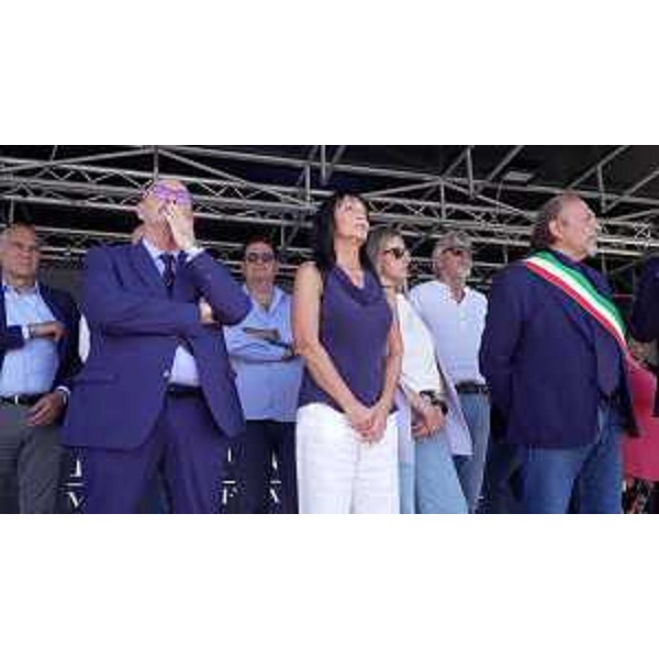 Lassessore regionale al Demanio Sebastiano Callari allinaugurazione di Promomare a Monfalcone - Lassessore regionale al Demanio Sebastiano Callari allinaugurazione di Promomare a Monfalcone