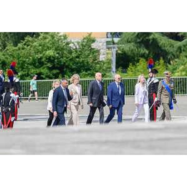 Un altro momento della cerimonia. - Un altro momento della cerimonia.