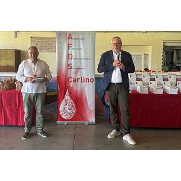 Un altro momento dell'intervento del presidente Bordin a Carlino - Un altro momento dell'intervento del presidente Bordin a Carlino