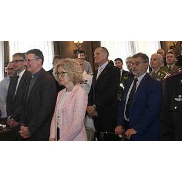 Il primo sulla sinistra l'assessore Pierpaolo Roberti - Il primo sulla sinistra l'assessore Pierpaolo Roberti