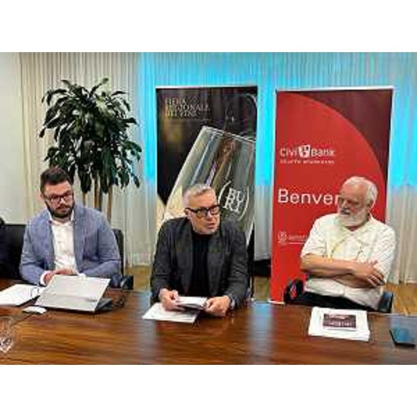 Lassessore regionale alle Attività produttive e Turismo, Sergio Emidio Bini, alla presentazione della 92ma Fiera regionale dei vini di Buttrio - Lassessore regionale alle Attività produttive e Turismo, Sergio Emidio Bini, alla presentazione della 92ma Fiera regionale dei vini di Buttrio