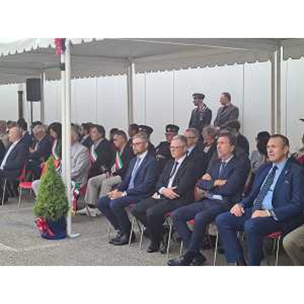 L'assessore regionale Stefano Zannier alle celebrazione nel Comando provinciale di Pordenone. - L'assessore regionale Stefano Zannier alle celebrazione nel Comando provinciale di Pordenone.