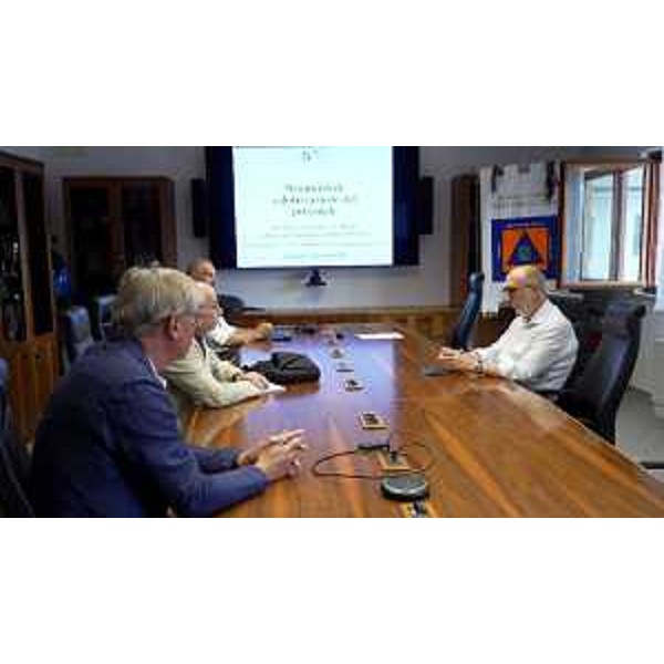 L'assessore Riccardi durante l'incontro a Palmanova con i presidenti territoriali di Omceo - L'assessore Riccardi durante l'incontro a Palmanova con i presidenti territoriali di Omceo