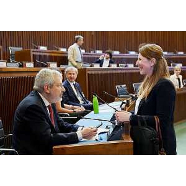 Furio Honsell (Open Sinistra Fvg) e Rosaria Capozzi (M5S) - Furio Honsell (Open Sinistra Fvg) e Rosaria Capozzi (M5S)