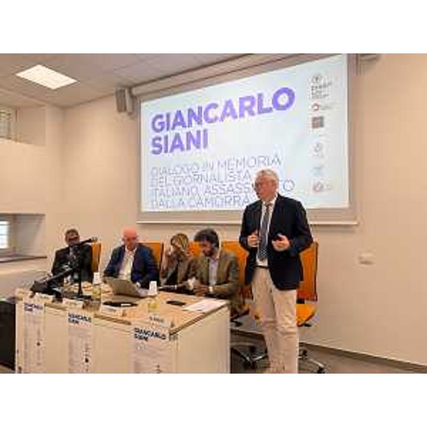 Un altro momento dell'intervento del presidente Bordin - Un altro momento dell'intervento del presidente Bordin 