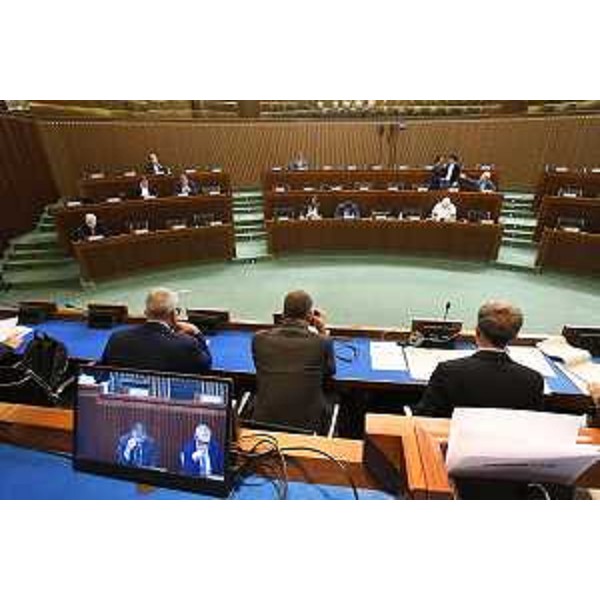 Un momento dei lavori della II Commissione - Un momento dei lavori della II Commissione