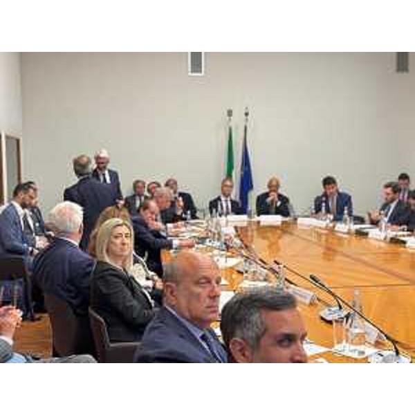 L'assessore regionale alle Infrastrutture, Cristina Amirante, alla riunione sul corridio Imec al ministero degli Esteri - L'assessore regionale alle Infrastrutture, Cristina Amirante, alla riunione sul corridio Imec al ministero degli Esteri