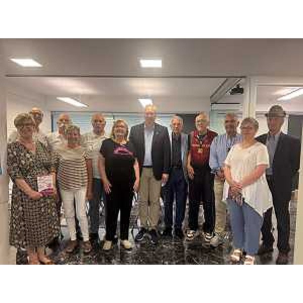 Foto di gruppo al termine della conferenza stampa - Foto di gruppo al termine della conferenza stampa