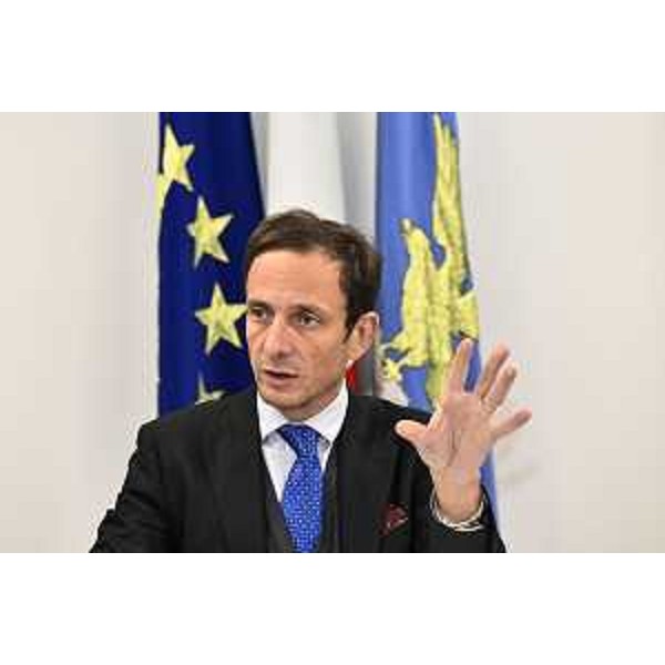 Il governatore del Friuli Venezia Giulia Massimiliano Fedriga. - Il governatore del Friuli Venezia Giulia Massimiliano Fedriga.