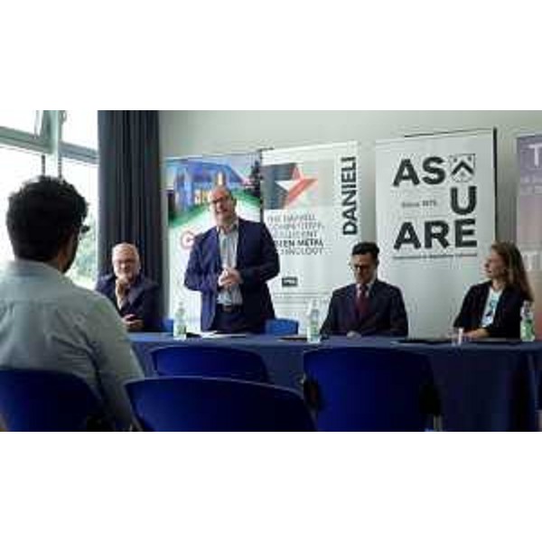 Un momento della presentazione del primo bilancio sociale integrato di sostenibilità dell'Associazione sportiva udinese (Asu). - Un momento della presentazione del primo bilancio sociale integrato di sostenibilità dell'Associazione sportiva udinese (Asu). 