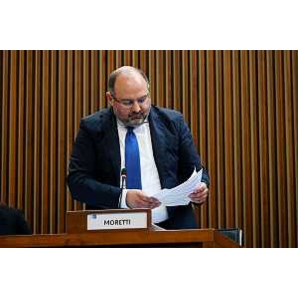 Diego Moretti, capogruppo del Pd - Diego Moretti, capogruppo del Pd