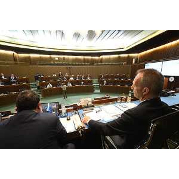 I lavori durante la seduta del Consiglio regionale - I lavori durante la seduta del Consiglio regionale