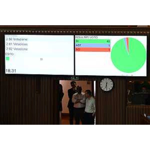 Il voto finale per l'approvazione del ddl 36 - Il voto finale per l'approvazione del ddl 36