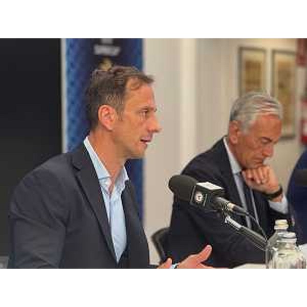 Il governatore Fedriga nel corso del suo intervento - Il governatore Fedriga nel corso del suo intervento