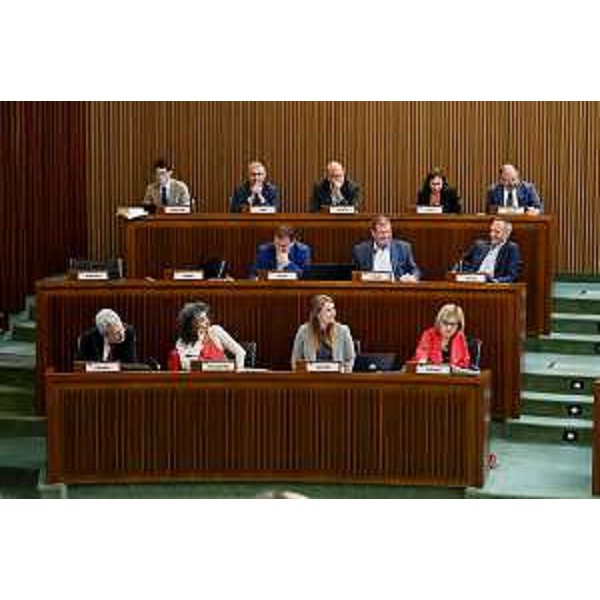 I banchi delle Opposizioni in Aula - I banchi delle Opposizioni in Aula