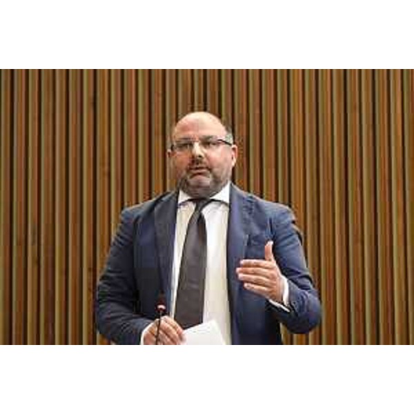 Il capogruppo del Pd, Diego Moretti - Il capogruppo del Pd, Diego Moretti