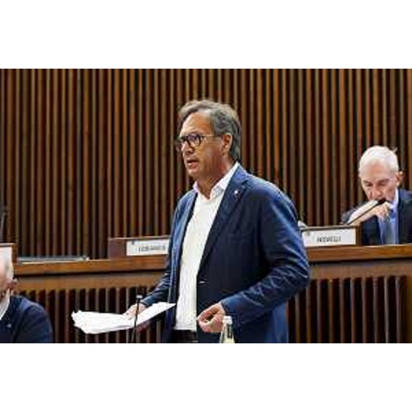 Il capogruppo di Fedriga presidente, Mauro Di Bert - Il capogruppo di Fedriga presidente, Mauro Di Bert