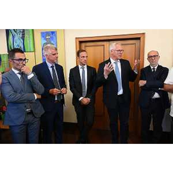L'intervento del presidente del Cr Fvg, Mauro Bordin, all'inaugurazione della mostra - L'intervento del presidente del Cr Fvg, Mauro Bordin, all'inaugurazione della mostra 