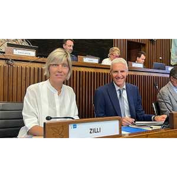 L'assessore Barbara Zilli in I Commissione - L'assessore Barbara Zilli in I Commissione