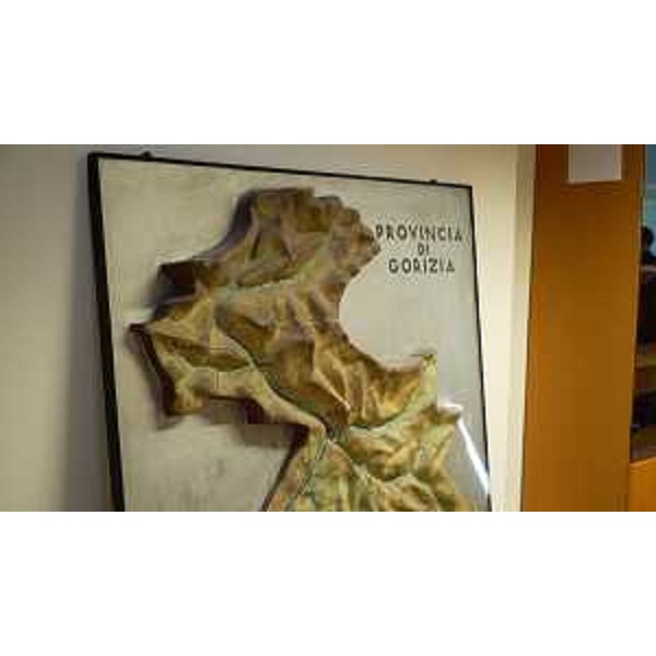 Il plastico storico della provincia di Gorizia datatbile attorno al 1927 donato all'Erpac - Il plastico storico della provincia di Gorizia datatbile attorno al 1927 donato all'Erpac