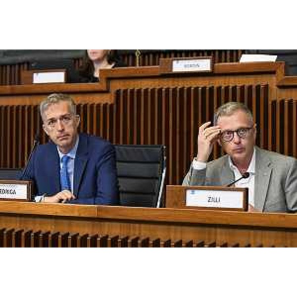 Stefano Balloch (FdI) e l'assessore regionale alle Risorse agricole, Stefano Zannier - Stefano Balloch (FdI) e l'assessore regionale alle Risorse agricole, Stefano Zannier