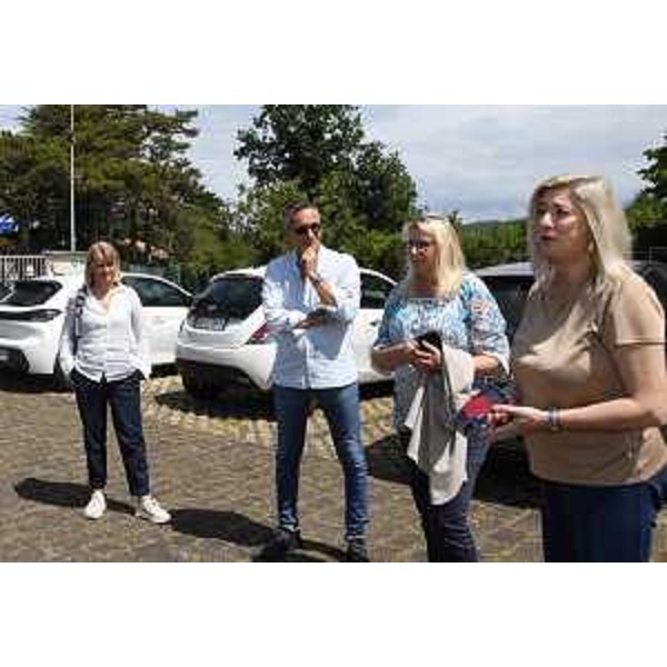 L'assessore Cristina Amirante mentre spiega gli interventi - L'assessore Cristina Amirante mentre spiega gli interventi